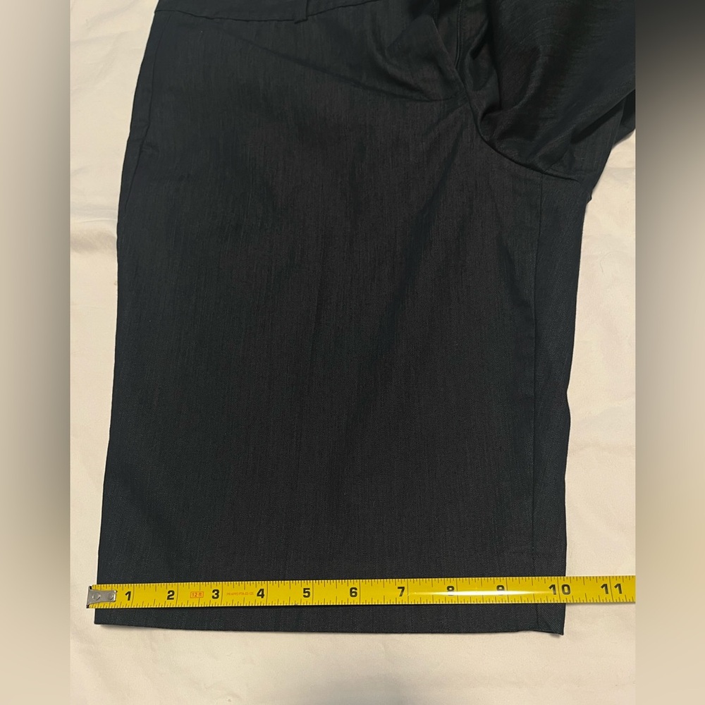 TALBOTS Women’s Charcoal Bermudas Dressy Stretch Shorts Size 10 - Picture 13 of 16